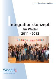 Integrationskonzept für Wedel 2011 - 2013 - Volkshochschule Wedel