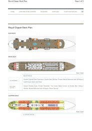 Royal Clipper Deck Plan - Innovative Travel