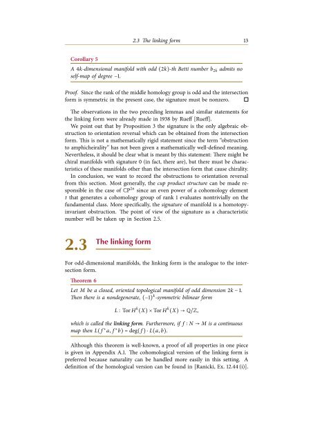 Orientation reversal of manifolds - UniversitÃ¤t Bonn