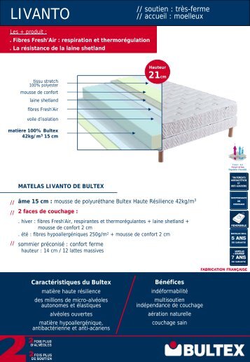 LIVANTO - Promo Matelas