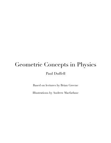 Geometric Concepts in Physics - Paul Duffell