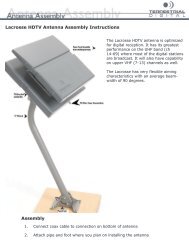 Lacrosse HDTV Antenna Assembly Instructions ... - Antennas Direct