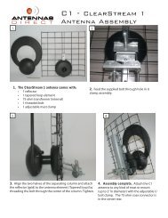 C1 - ClearStream 1 Antenna Assembly - Antennas Direct