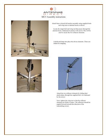 SR15 Assembly instructions - Antennas Direct