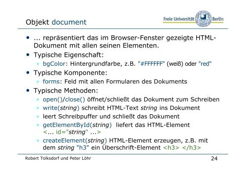 JavaScript - auf Matthias-Draeger.info