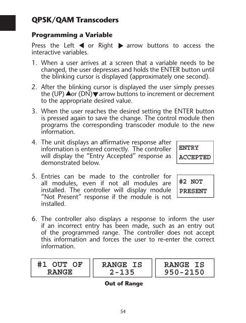 BroadBand reference Guide - Blonder Tongue Laboratories Inc.