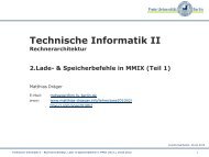 Lade- & Speicherbefehle in MMIX - auf Matthias-Draeger.info