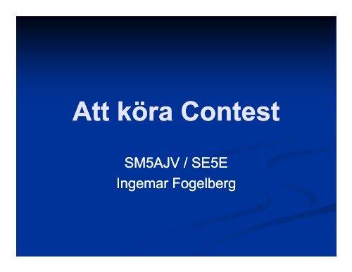 Introduktion_till_Contest av SM5AJV - SSA