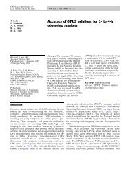 Accuracy of OPUS solutions for 1 - National Geodetic Survey - NOAA