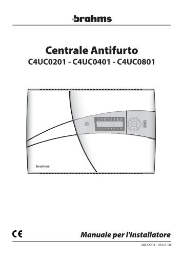 manuale installazione c4uc.... - Bpt