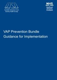 VAP Prevention Bundle - The Scottish Intensive Care Society Audit ...