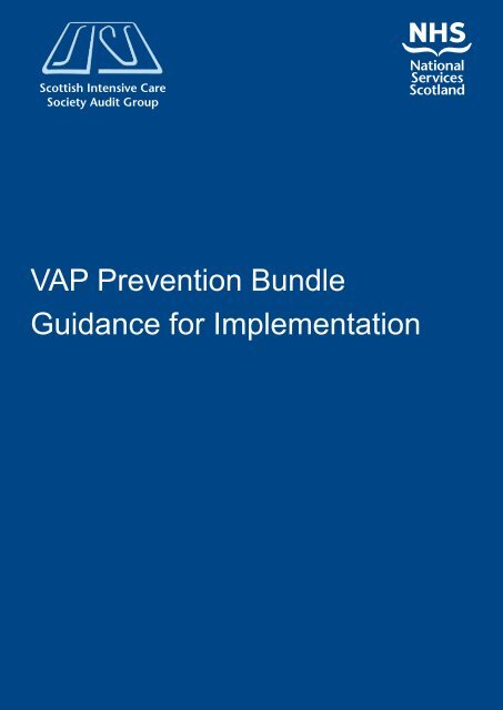 VAP Prevention Bundle - The Scottish Intensive Care Society Audit ...