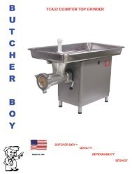 Butcher Boy TCA 32 Table Top Meat Grinder - MPBS Industries