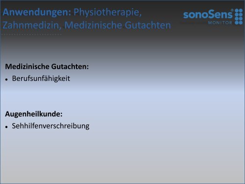 SonoSens Diagnosesystem &#40;PDF&#41; - Agentur-graupner.de