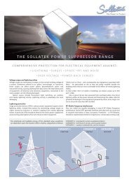 Suppressor range 05 (2.2MB) - Sollatek