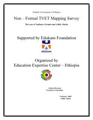 Non â Formal TVET Mapping Survey Supported by Edukans ...