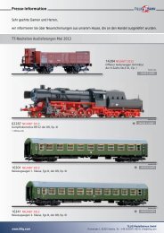 Tillig Modelleisenbahn Neuheiten in Spur TT - Modellbahn-Portal.de