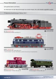 Modelleisenbahn Spur TT Neuheiten im Februar 2013 - Modellbahn ...