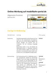 Online-Werbung auf modellbahn-portal.de