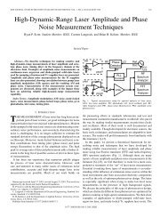 High-Dynamic-Range Laser Amplitude and Phase Noise - Next ...