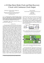 A 10 Gbps Burst-Mode Clock and Data Recovery Circuit with ...