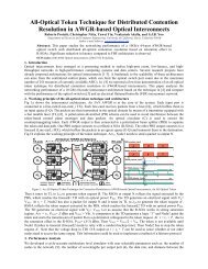 All-Optical Token Technique for Distributed Contention Resolution in ...