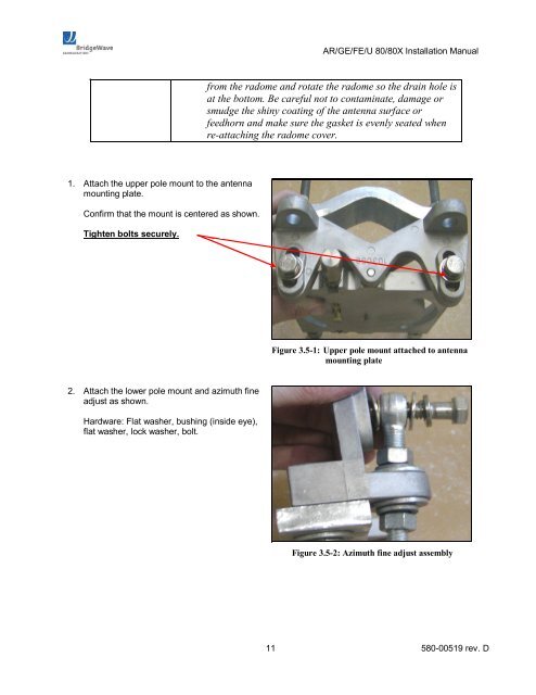 Installation Manual - Meridian Microwave