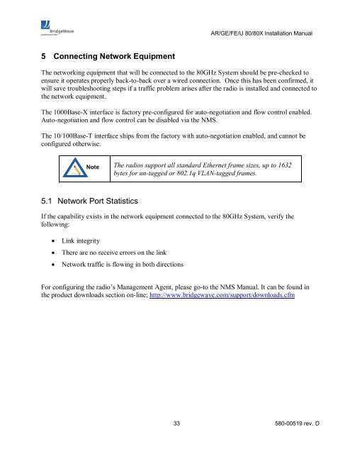 Installation Manual - Meridian Microwave