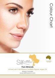 Foundation Colour Chart - Silk Oil of Morocco Australia Store