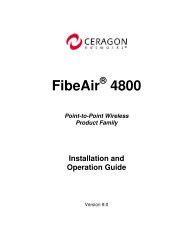 FibeAir 4800 - Meridian Microwave