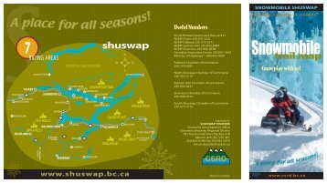 snowmobile brochure inside - Shuswap Tourism