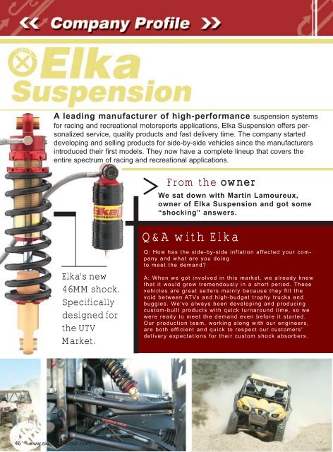 Q&A with Elka - Elka Suspension