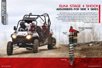 absorbers for side x sides - Elka Suspension