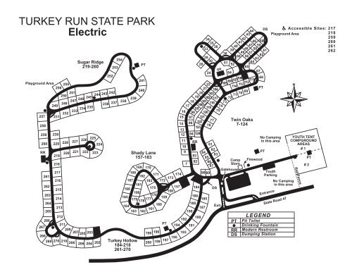 Turkey run camping deals