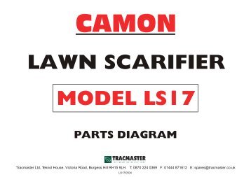 Camon - LS17 - Petrol Lawn Scarifier - Carey Tool