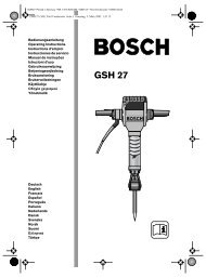 Bosch Gbh4dsc Electric Needle Gun Bates Tool Hire Ltd