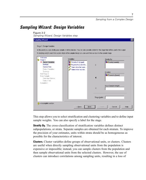 SPSS Complex Samplesâ¢ 13.0 - Docs.is.ed.ac.uk