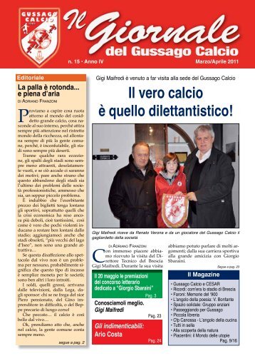 GIORNALE n. 15 - gussago calcio