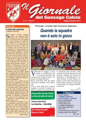 GIORNALE n. 21 - gussago calcio