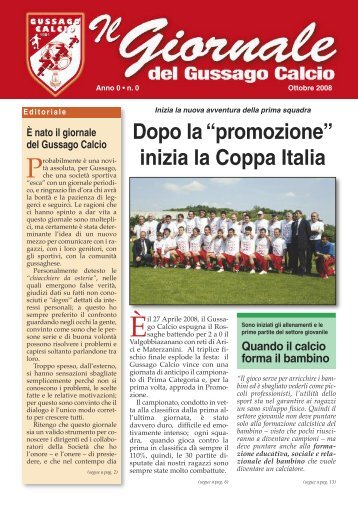 GIORNALE n. 0 - gussago calcio
