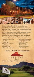 Call 877-LAJITAS For Reservations - Lajitas Golf Resort and Spa