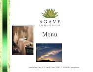 Agave Spa Mini Brochure-rev 11_29 - Lajitas Golf Resort and Spa