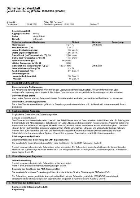 Sicherheitsdatenblatt DE - Schenker & STC