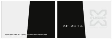 X-Fusion 2014 Product Catalog - DIY MTB