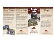 Activities Guide - Lajitas Golf Resort and Spa