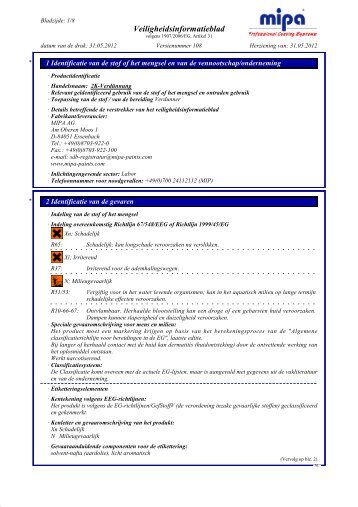 Mipa 2K verdunner snel/normaal/traag - CarCoatings