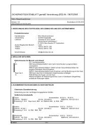 Sicherheitsdatenblatt DE - Schenker & STC