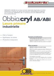 OBBIACRYL AB-ABI Fiche.indd - Quincaillerie PORTALET