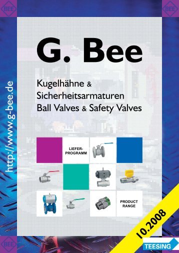 G Bee Lieferprogramm 2008.pmd