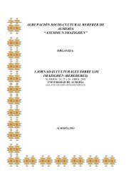 AGRUPACIÃN SOCIO-CULTURAL BEREBER DE ALMERÃA ...